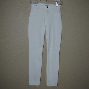 NWT $286 L'AGENCE White Tilly Slim Straight Droit Etroit Mid Rise Jeans